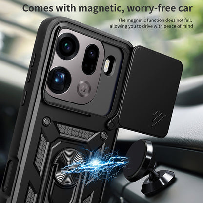 Étui pour Oppo Find X9 Pro, Techsuit, CamShield, Noir