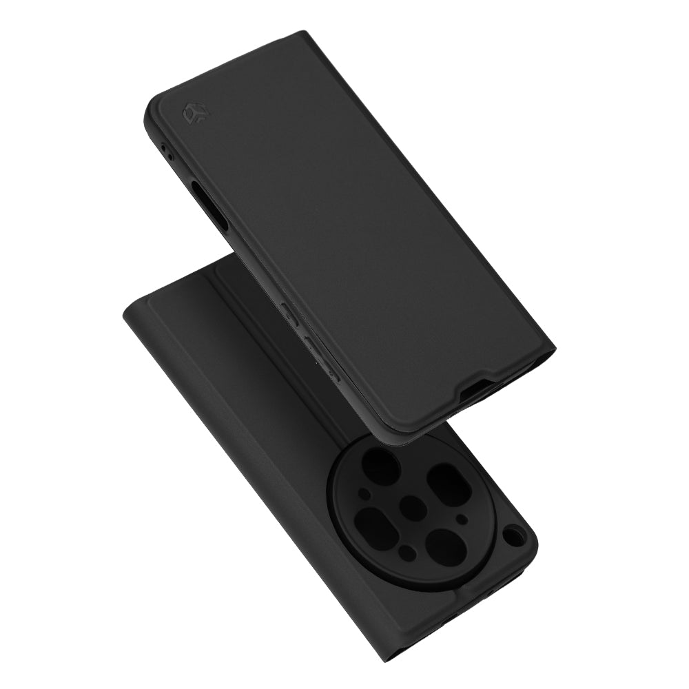 Coque pour Oppo Find X9 Ultra, Techsuit, Magskin Book, Noire