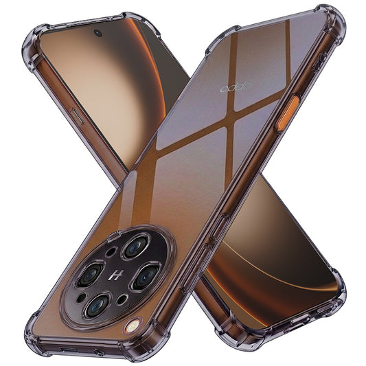 Coque pour Oppo Find X9 Ultra, Techsuit, Transparent Antichoc, Fumé