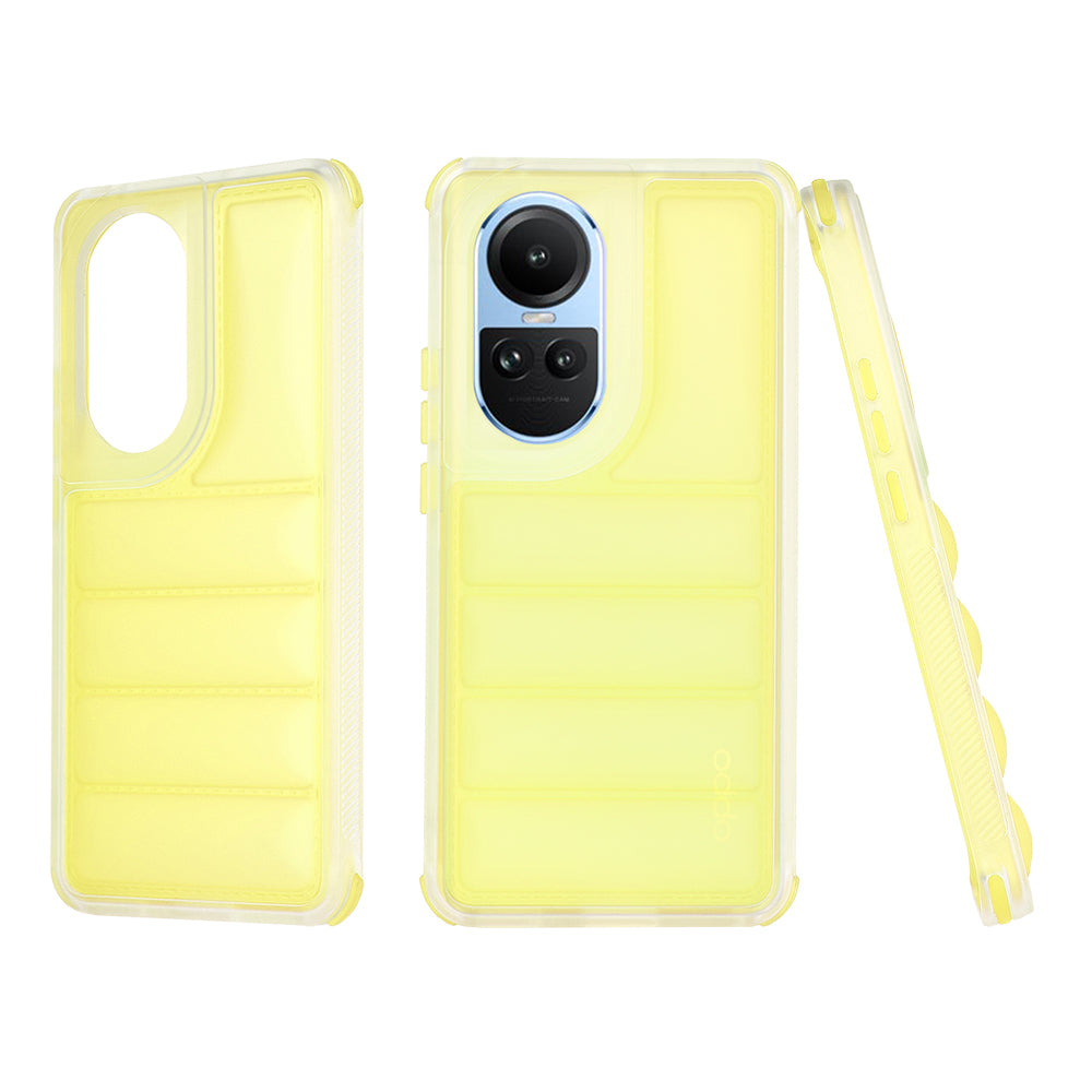 Coque pour Oppo Reno10 / Reno10 Pro, Techsuit, Wave Shield, Jaune