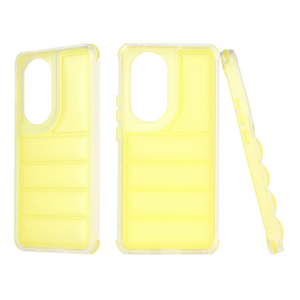 Coque pour Oppo Reno10 / Reno10 Pro, Techsuit, Wave Shield, Jaune