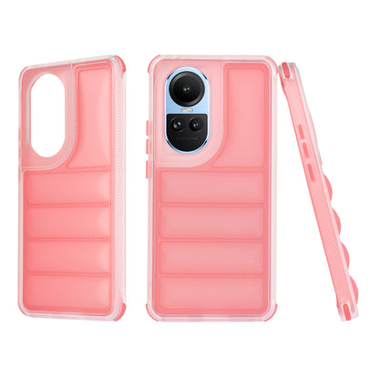 Coque pour Oppo Reno10 / Reno10 Pro, Techsuit, Wave Shield, Rouge
