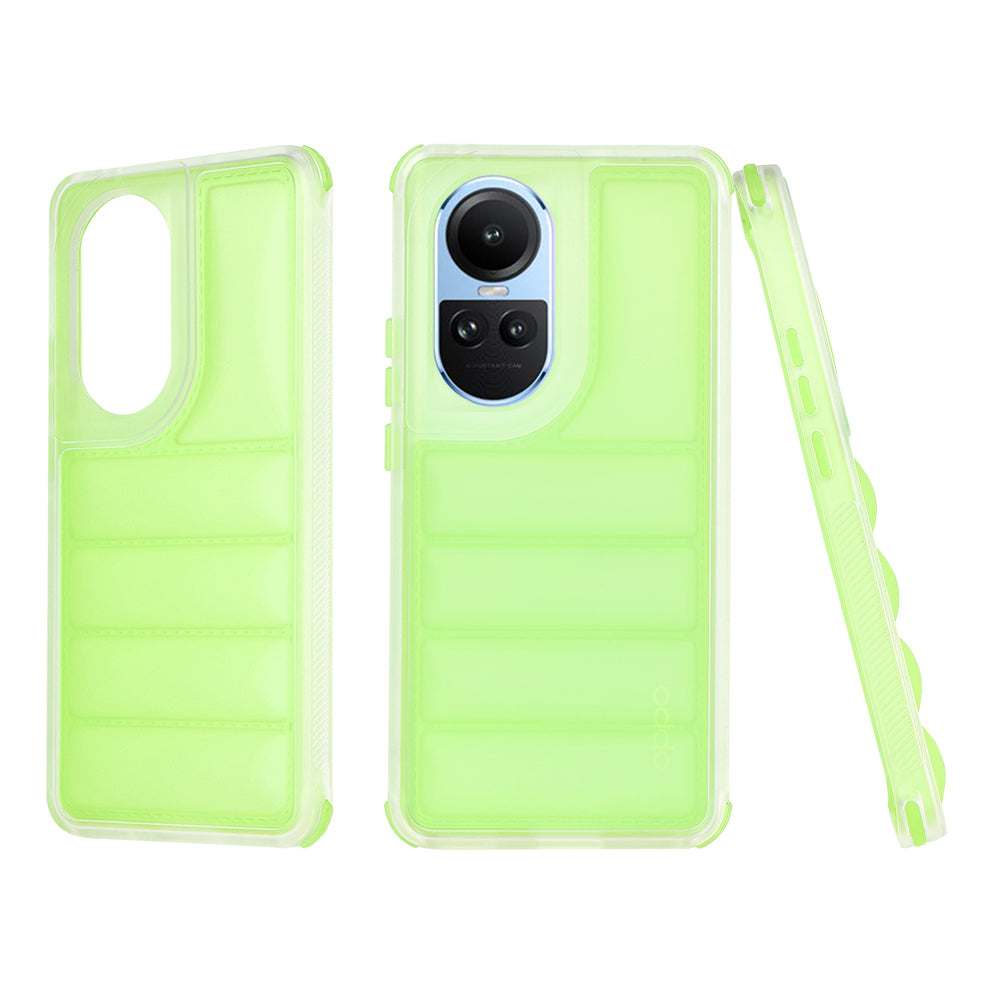 Coque pour Oppo Reno10 / Reno10 Pro, Techsuit, Wave Shield, Vert