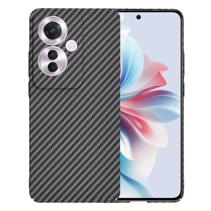 Case for Oppo Reno11 F, Techsuit, Carbonite FiberShell, Black