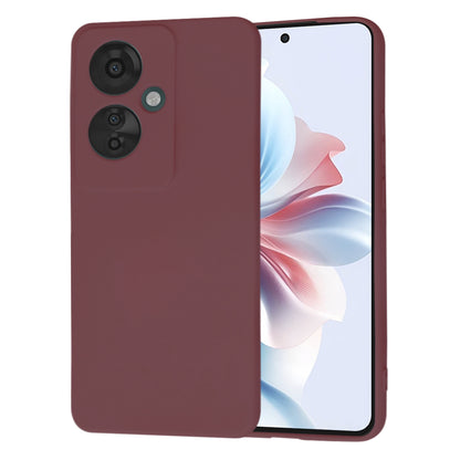Coque pour Oppo Reno11 F, Techsuit, SoftFlex, Bordeaux