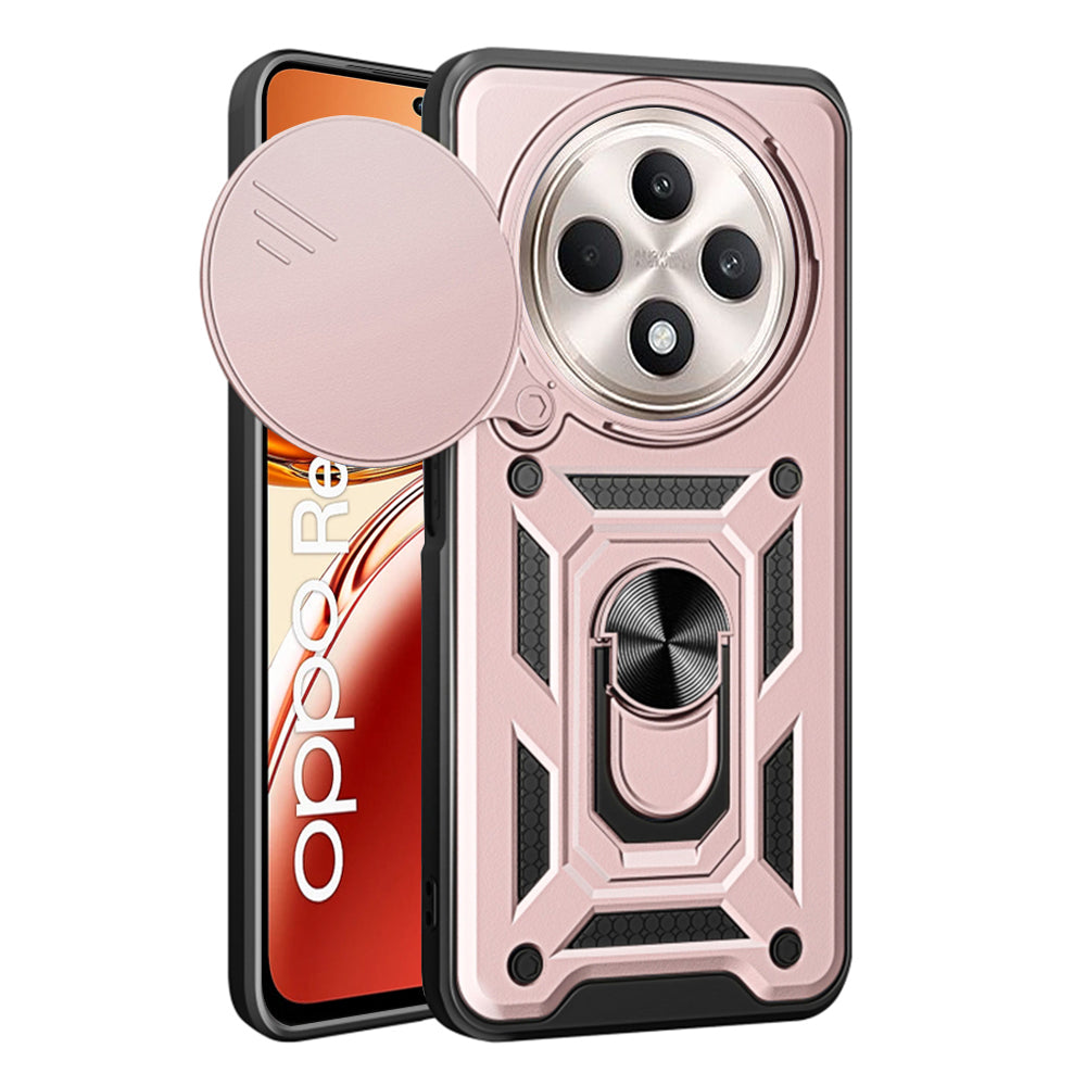 Coque pour Oppo Reno12 FS 5G / Reno12 FS 4G / Reno12 F 4G / Reno12 F, Techsuit, CamShield, Rose