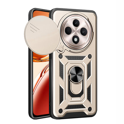 Coque pour Oppo Reno12 FS 5G / Reno12 FS 4G / Reno12 F 4G / Reno12 F, Techsuit, CamShield, Dorée