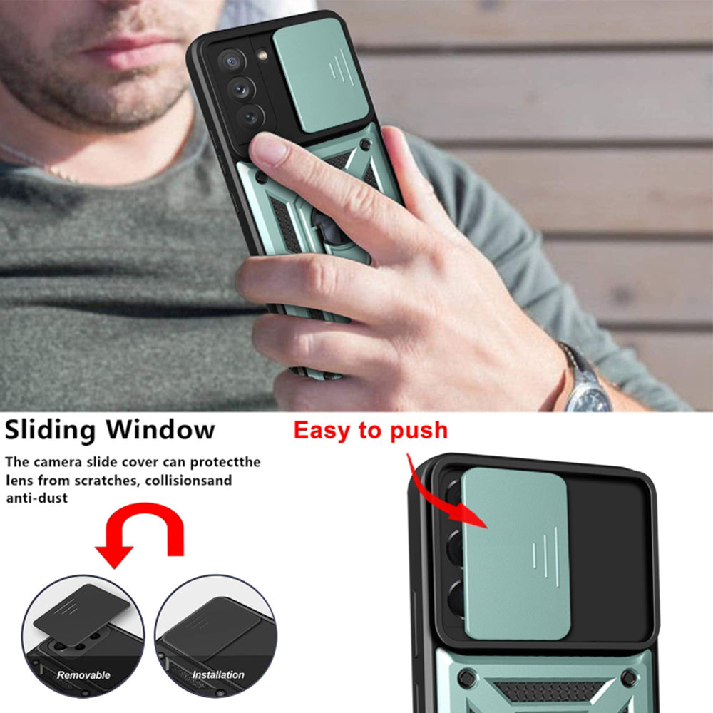 Coque pour Oppo Reno12 Pro, Techsuit, CamShield, Noire
