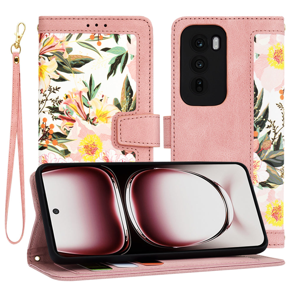Case for Oppo Reno12 Pro, Techsuit, FlipCraft, Pink