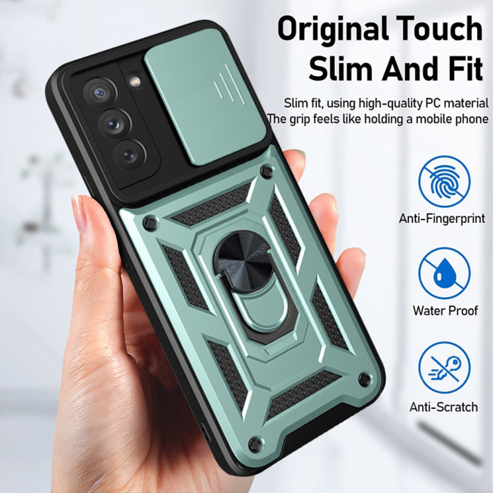 Coque pour Oppo Reno12, Techsuit, CamShield, Noire