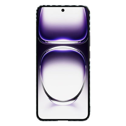 Coque pour Oppo Reno12, Techsuit, Carbonite FiberShell, Noir Gris