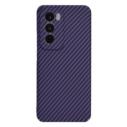 Coque pour Oppo Reno12, Techsuit, Carbonite FiberShell, Violet