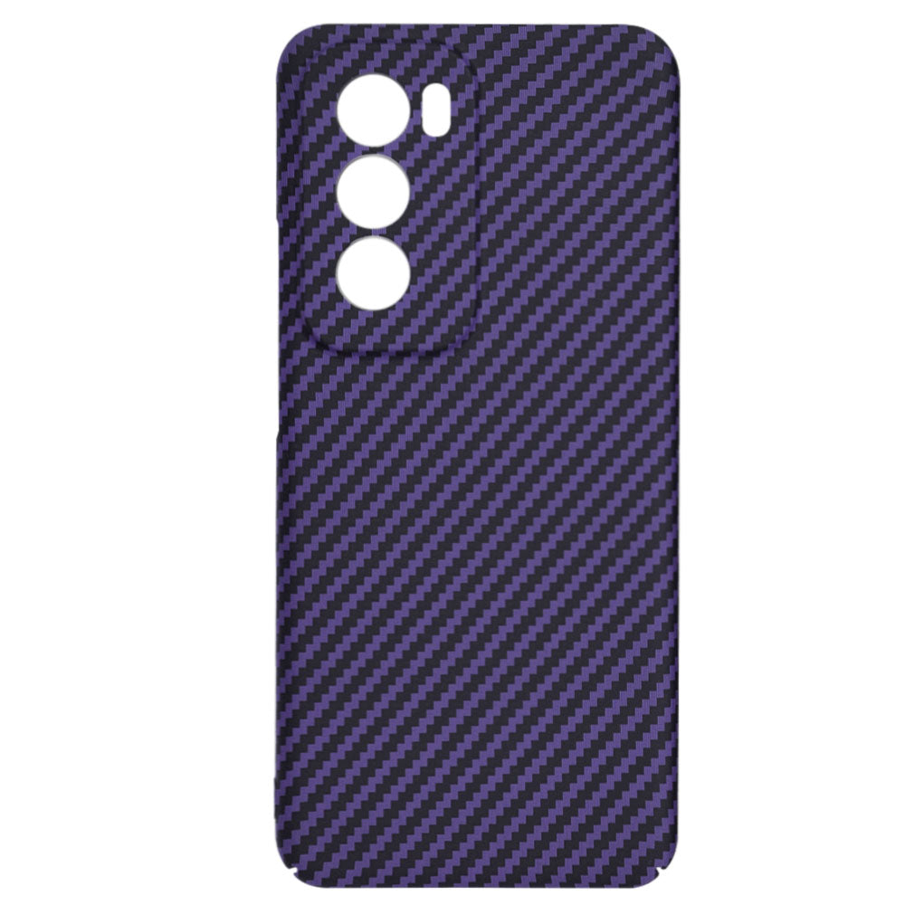 Coque pour Oppo Reno12, Techsuit, Carbonite FiberShell, Violet