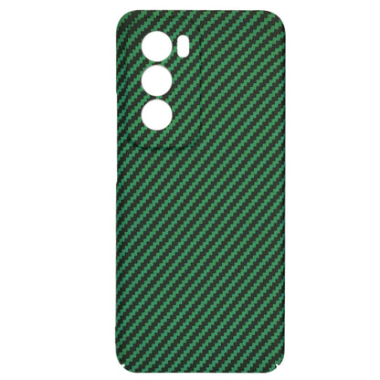 Coque pour Oppo Reno12, Techsuit, Carbonite FiberShell, Vert