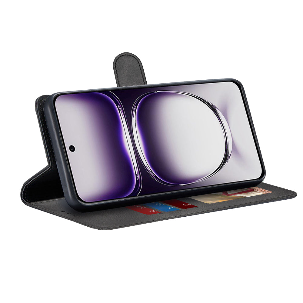 Case for Oppo Reno12, Techsuit, Diary Book, Black