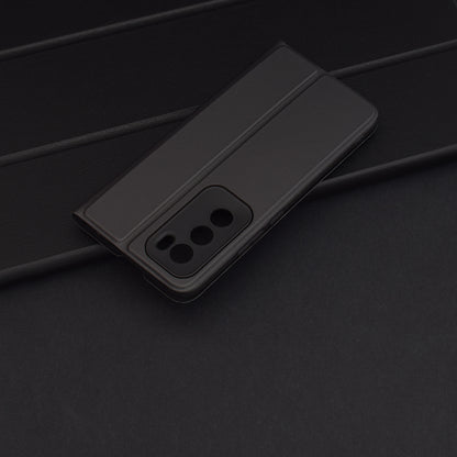 Case for Oppo Reno12, Techsuit, Magskin Book, Black