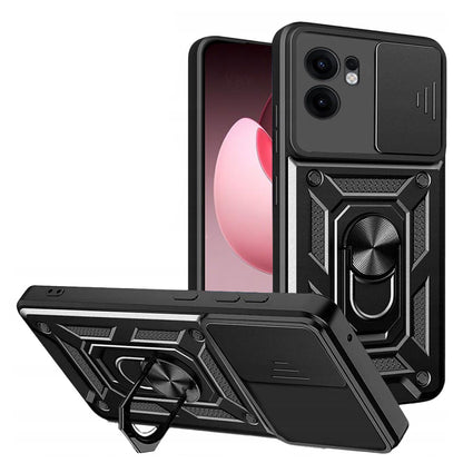 Coque pour Oppo Reno13 FS 5G / Reno13 F 4G / Reno13 F, Techsuit, CamShield, Noire