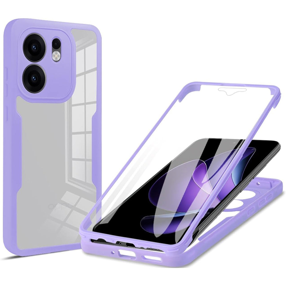 Coque pour Oppo Reno13 FS 5G / Reno13 F 4G / Reno13 F, Techsuit, ColorVerse 360, Violet