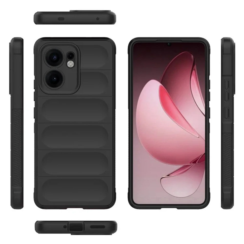 Coque pour Oppo Reno13 FS 5G / Reno13 F 4G / Reno13 F, Techsuit, Magic Shield, Noire