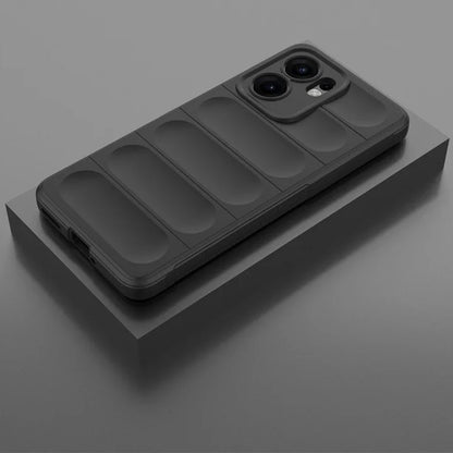 Coque pour Oppo Reno13 FS 5G / Reno13 F 4G / Reno13 F, Techsuit, Magic Shield, Noire