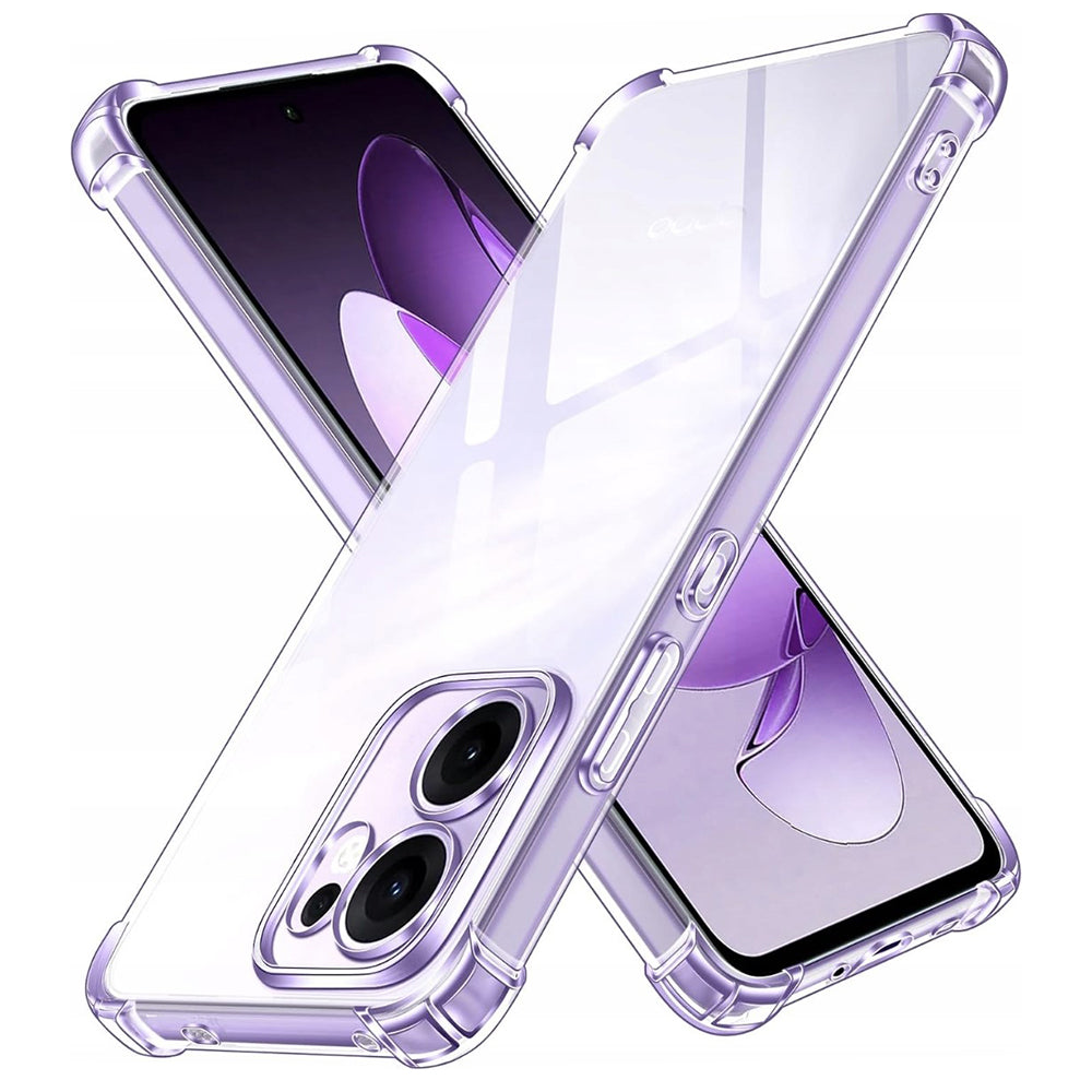 Coque pour Oppo Reno13 FS 5G / Reno13 F 4G / Reno13 F, Techsuit, Antichoc Claire, Transparente