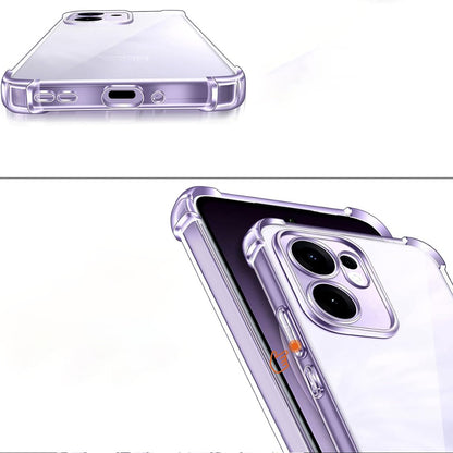 Coque pour Oppo Reno13 FS 5G / Reno13 F 4G / Reno13 F, Techsuit, Antichoc Claire, Transparente