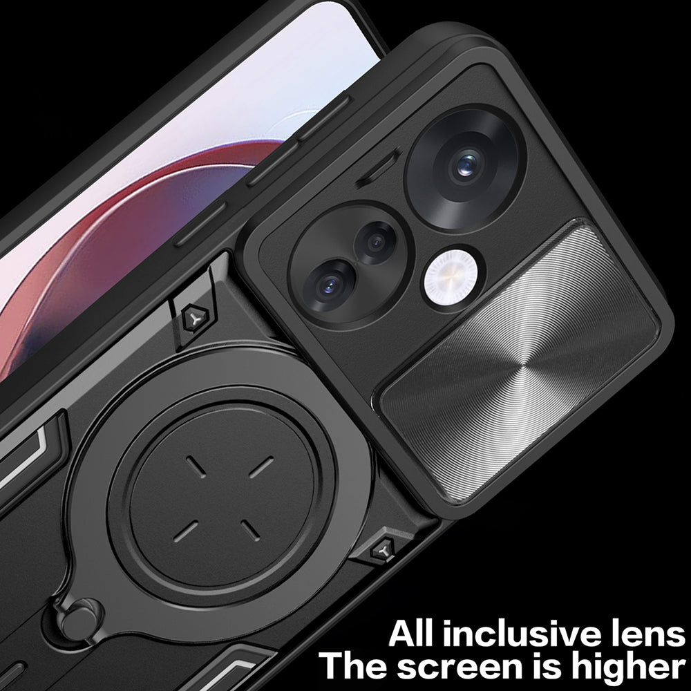 Coque pour Oppo Reno13 Pro, Techsuit, CamGuard Pro, Rose Doré