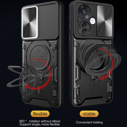 Coque pour Oppo Reno13 Pro, Techsuit, CamGuard Pro, Rose Doré