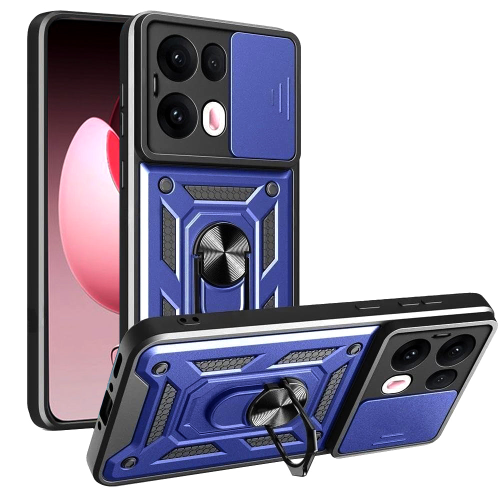 Case for Oppo Reno13 Pro, Techsuit, CamShield, Blue