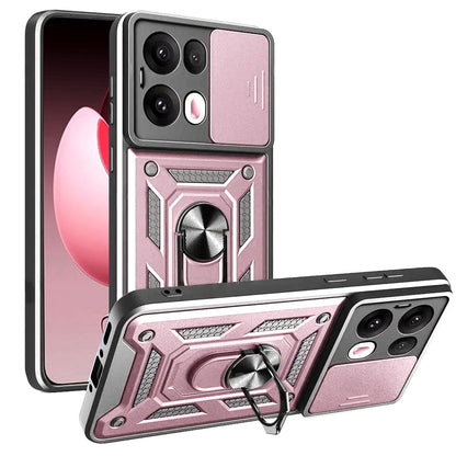 Coque pour Oppo Reno13 Pro, Techsuit, CamShield, Rose