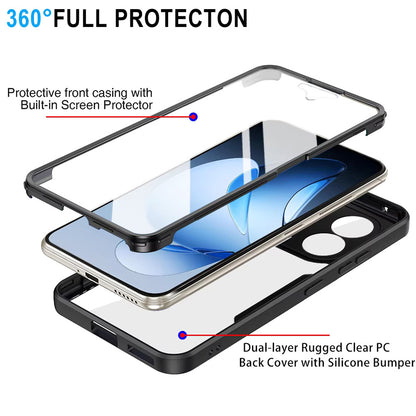 Coque pour Oppo Reno13 Pro, Techsuit, ColorVerse 360, Rose