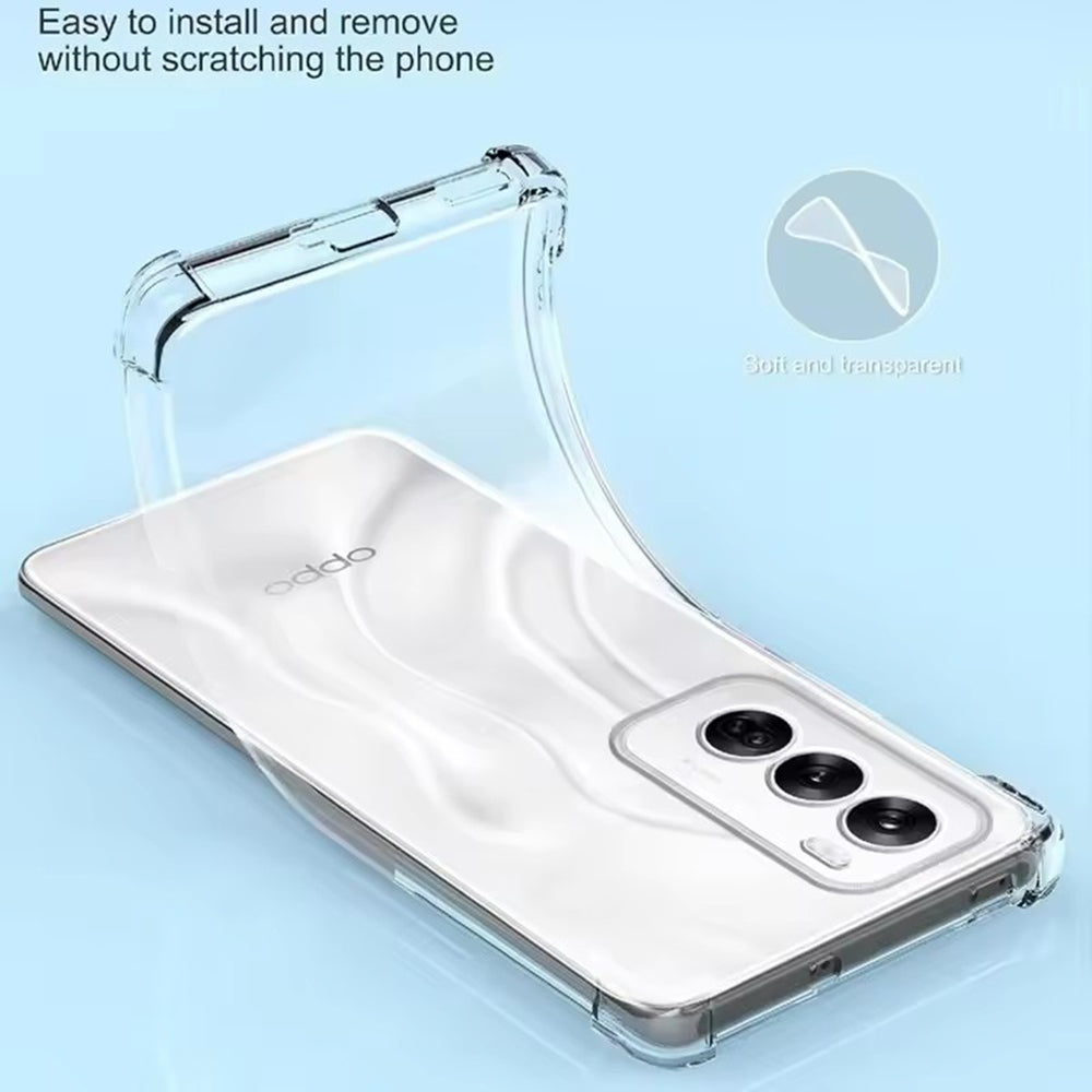 Coque pour Oppo Reno13 Pro, Techsuit, Antichoc Claire, Transparente