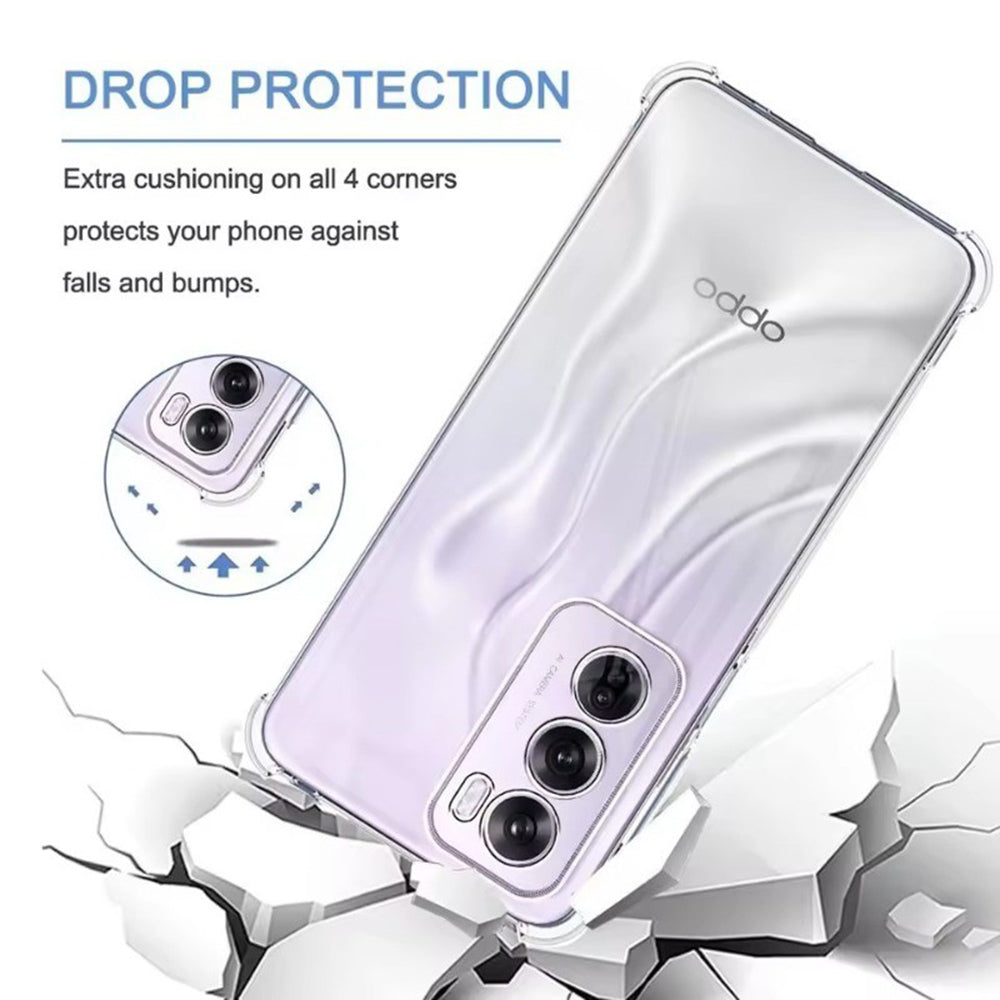 Coque pour Oppo Reno13 Pro, Techsuit, Antichoc Claire, Transparente