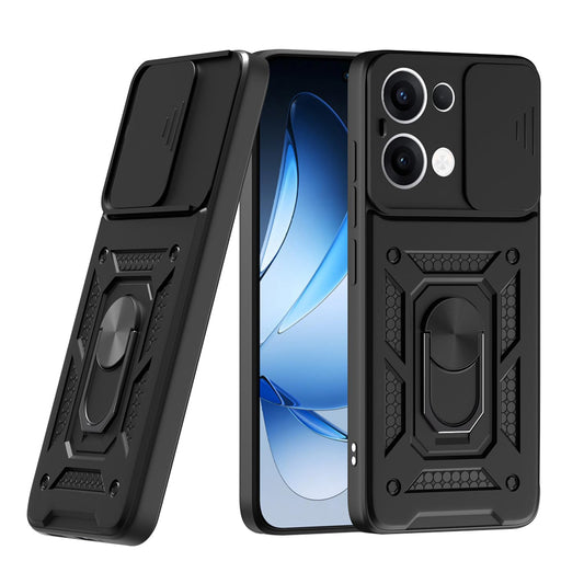 Coque pour Oppo Reno13, Techsuit, CamShield, Noire