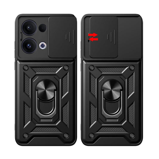 Coque pour Oppo Reno13, Techsuit, CamShield, Noire
