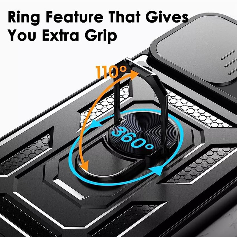 Case for Oppo Reno13, Techsuit, CamShield, Black