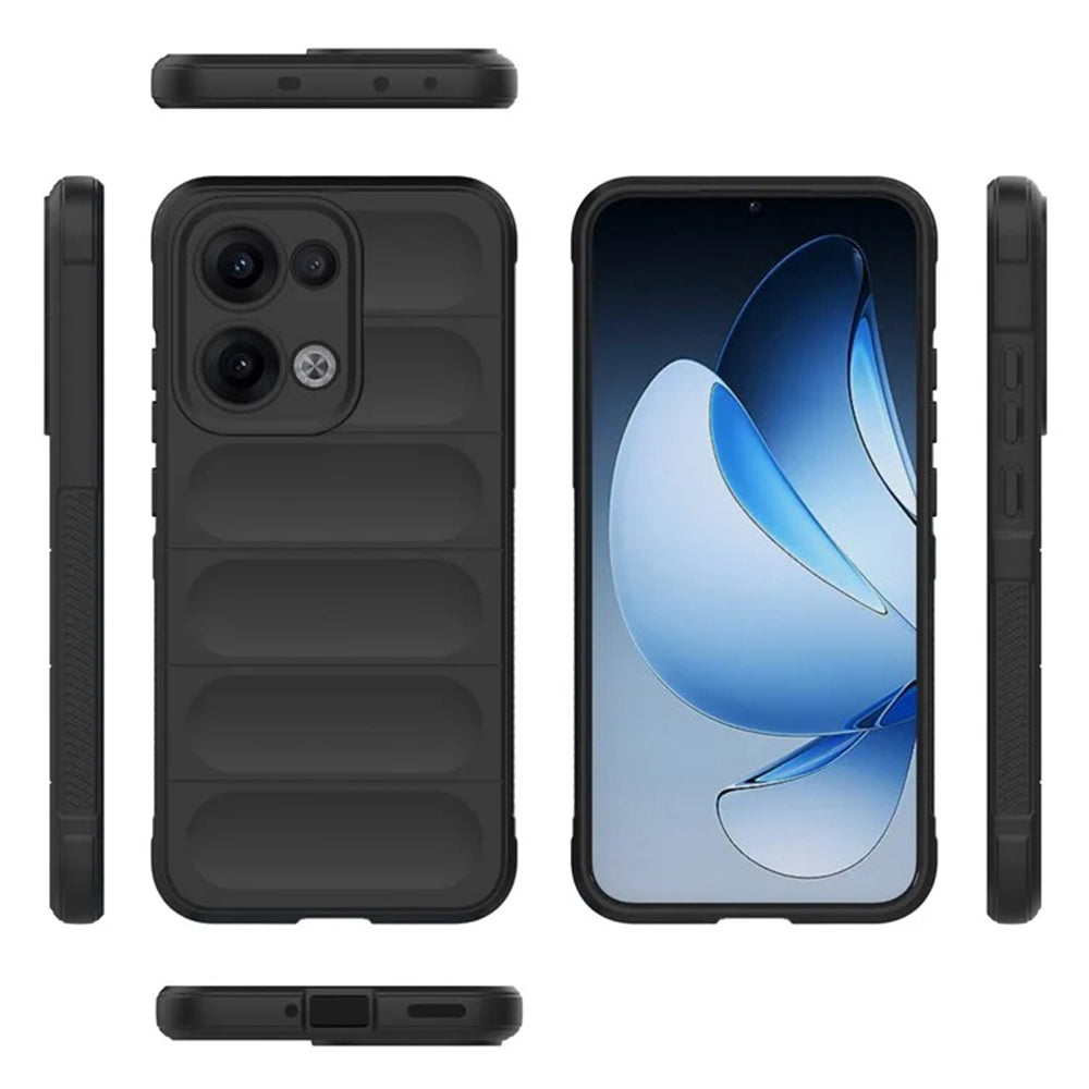 Coque pour Oppo Reno13, Techsuit, Magic Shield, Noire