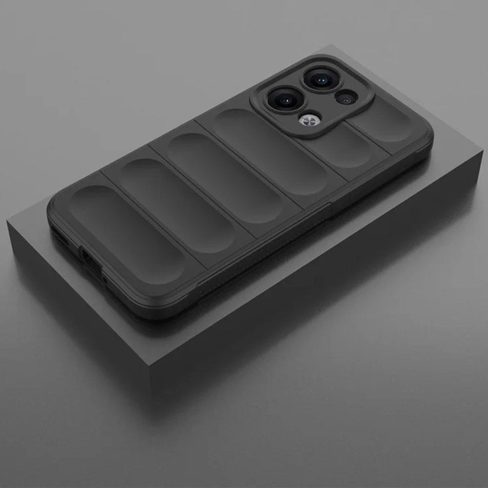 Coque pour Oppo Reno13, Techsuit, Magic Shield, Noire