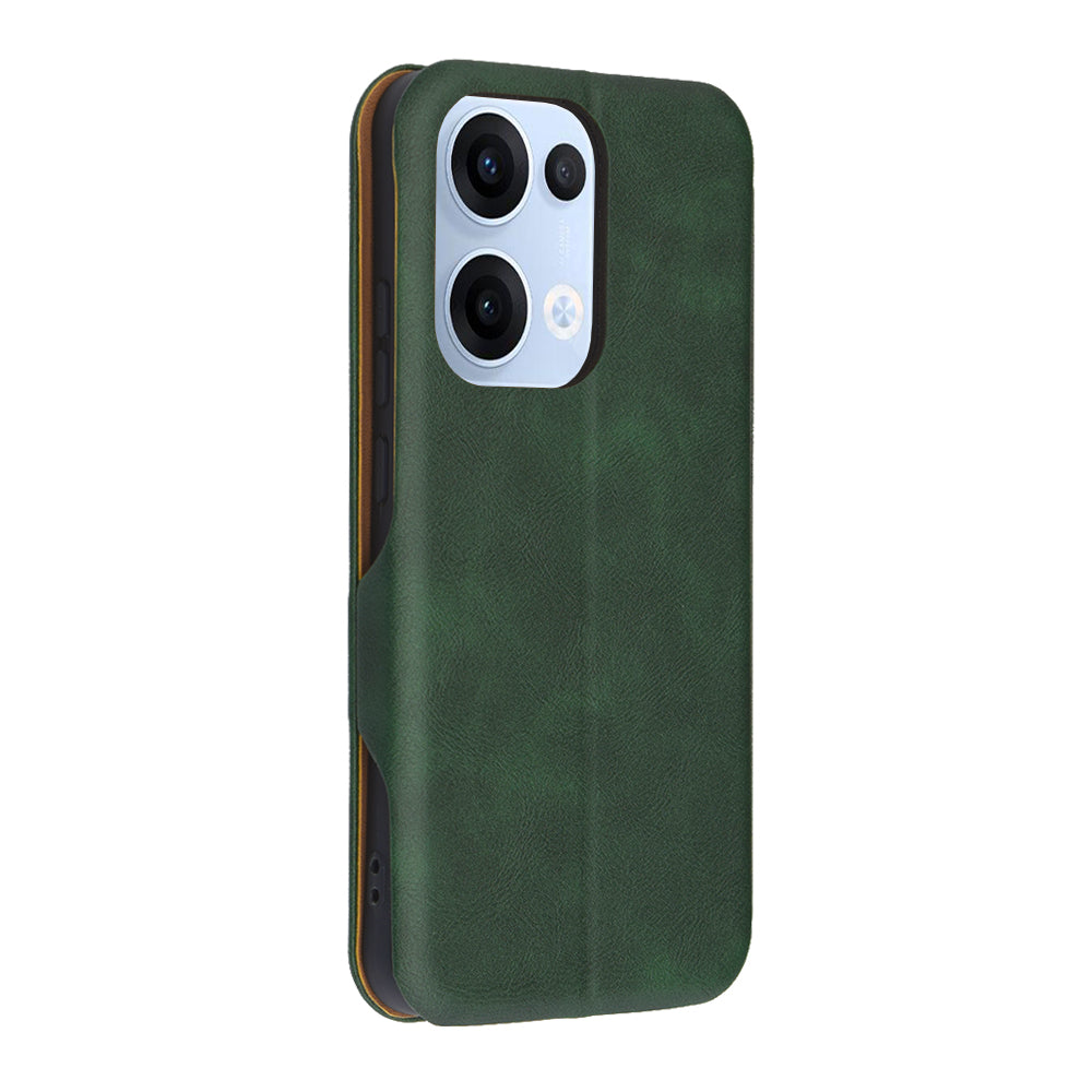 Case for Oppo Reno13, Techsuit, Safe Wallet Plus, Green