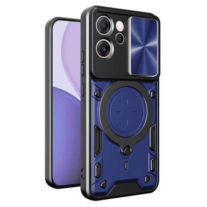 Coque pour Oppo Reno14 FS 5G / Reno14 F, Techsuit, CamGuard Pro, Bleue