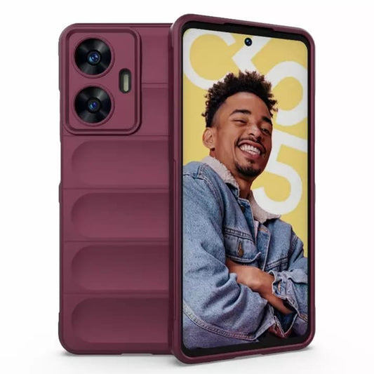 Coque pour Oppo Reno14 FS 5G / Reno14 F, Techsuit, Magic Shield, Bordeaux