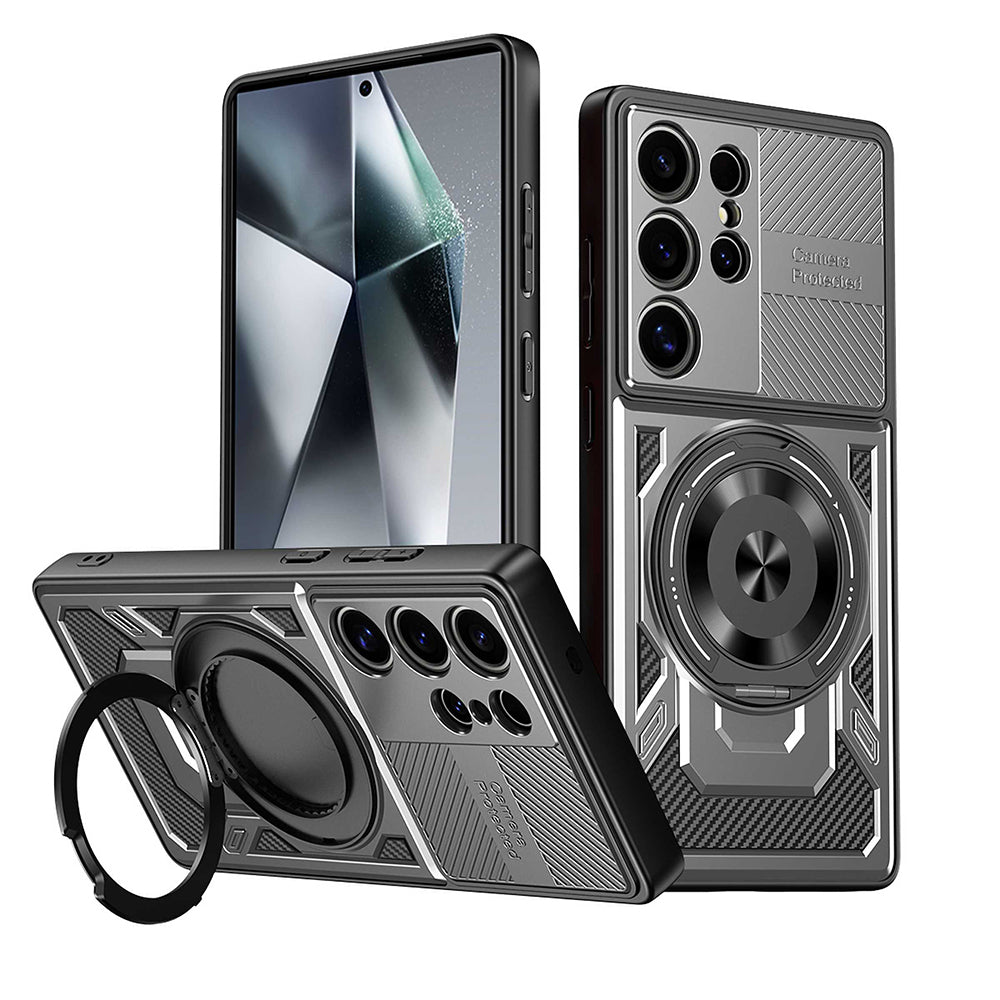 Coque pour Oppo Reno14 FS 5G / Reno14 F, Techsuit, RuggedCam, Gris