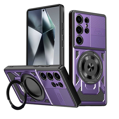 Coque pour Oppo Reno14 FS 5G / Reno14 F, Techsuit, RuggedCam, Violet