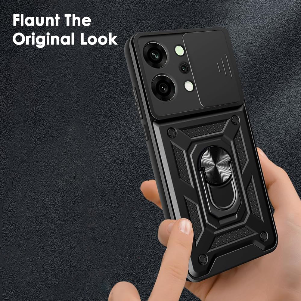 Case for Oppo Reno14 Pro, Techsuit, CamShield, Black