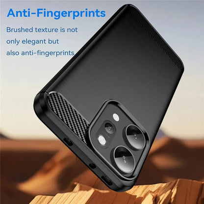 Coque pour Oppo Reno14 Pro, Techsuit, Carbone, Noire