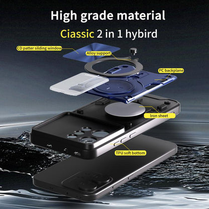 Housse pour Oppo Reno14, Techsuit, CamGuard Pro, Bleue