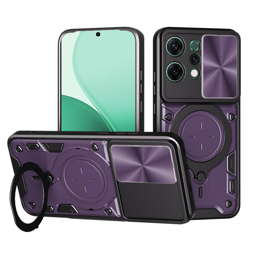 Housse pour Oppo Reno14, Techsuit, CamGuard Pro, Violet