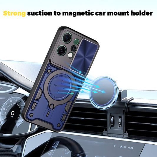 Étui pour Oppo Reno14, Techsuit, CamGuard Pro, Noir