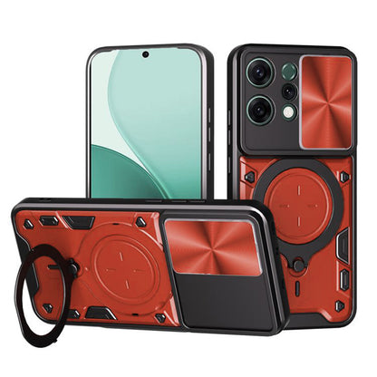 Étui pour Oppo Reno14, Techsuit, CamGuard Pro, Rouge