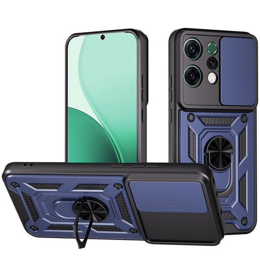 Étui pour Oppo Reno14, Techsuit, CamShield, Bleu
